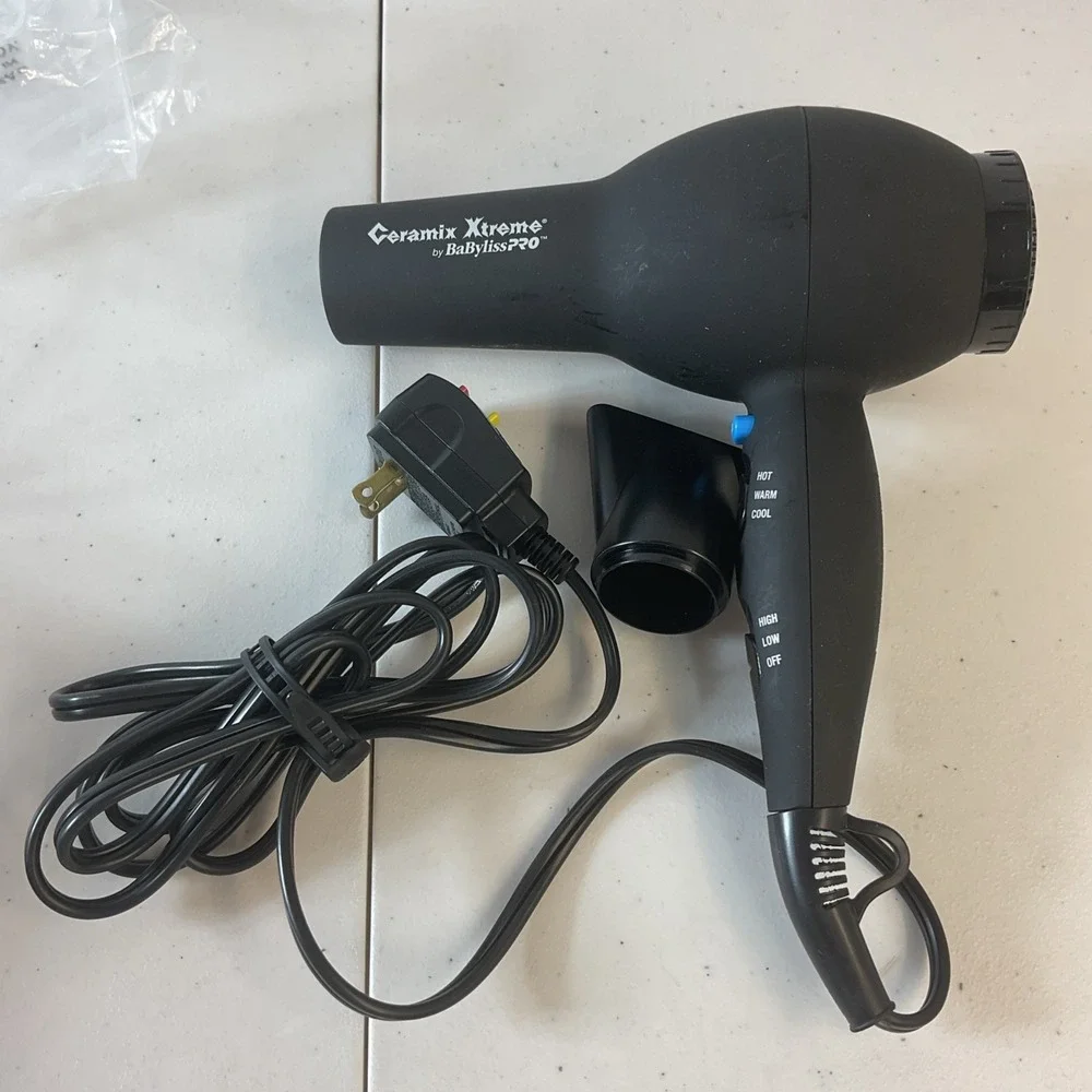 Ceramix Xtreme By Babybliss Pro Professional Hair Dryer Tested 2000 Watt NEW